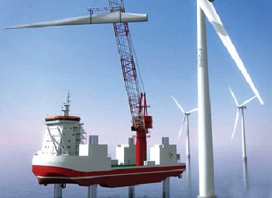 Jiaolong Heavy Industry Wind Power Installation Vessel